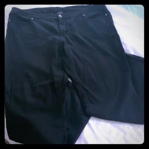 Black Plus size Faded Glory straight Jeans sz 22W